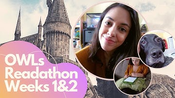 OWLs Magical Readathon 2020 // Reading Vlog (Weeks 1 & 2)