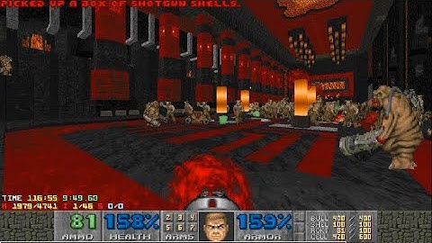 Doom 2 Death in Excess MAPS 01-12 UV-MAX [TAS] in 2:06:56