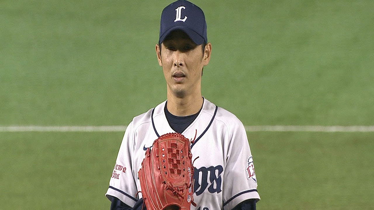 表情一つ変えず、淡々と打ち取っていく西口文也の投球