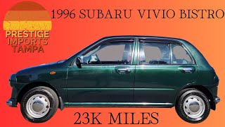 Athlete Statistics 1996 Subaru Vivio Bistro Kei Car!  Let's Check It Out!!! For Sale!