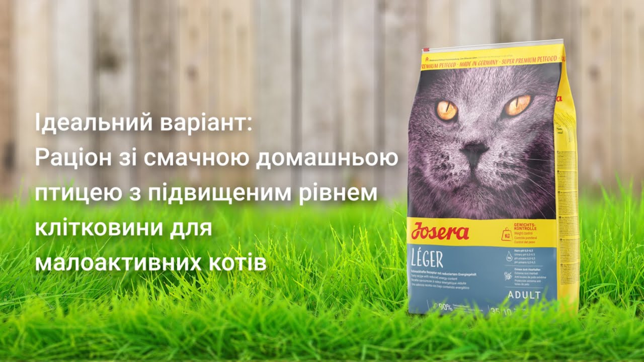 Josera Léger 10кг для стерилизованных кошек и котов - купить по