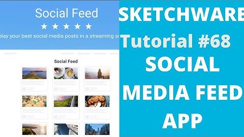 Make a social media feed app in sketchware. #68_Dakat_Studio
