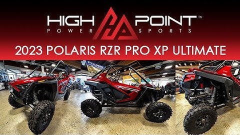 2023 POLARIS RZR PRO XP ULTIMATE - SUNSET RED **360