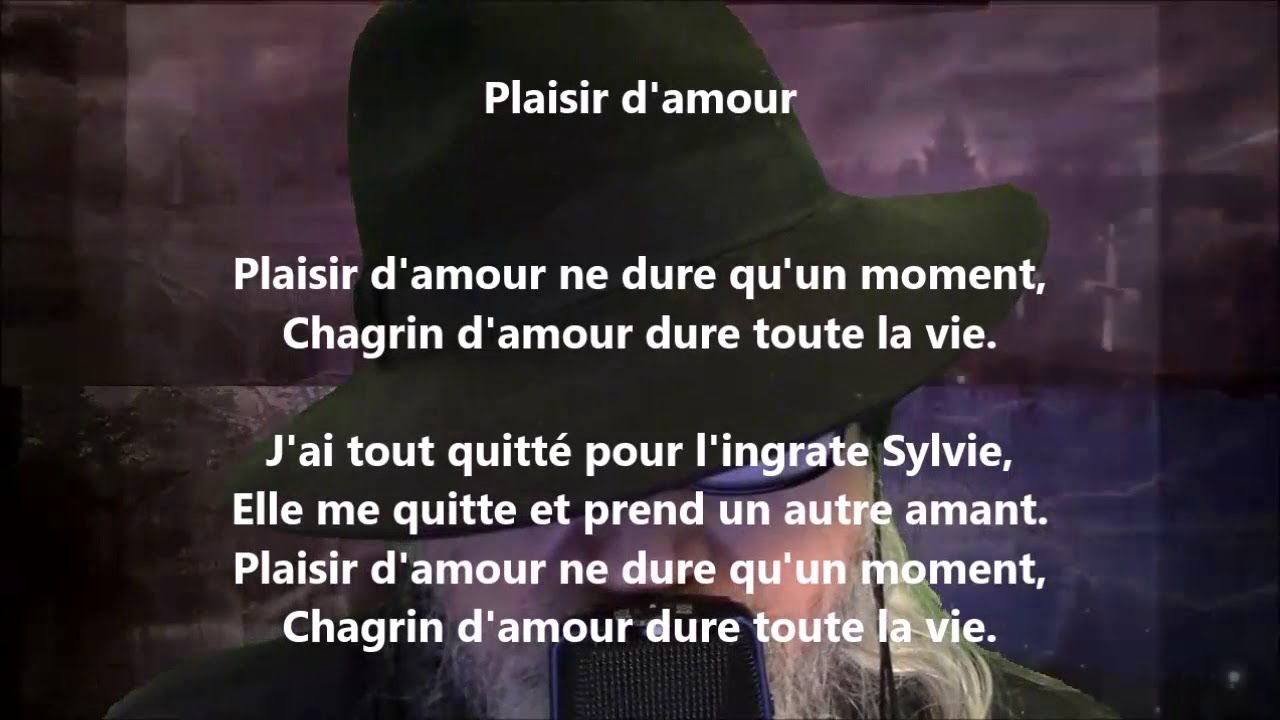 Pour Le Plaisir Paroles Pdf www.youtube.com