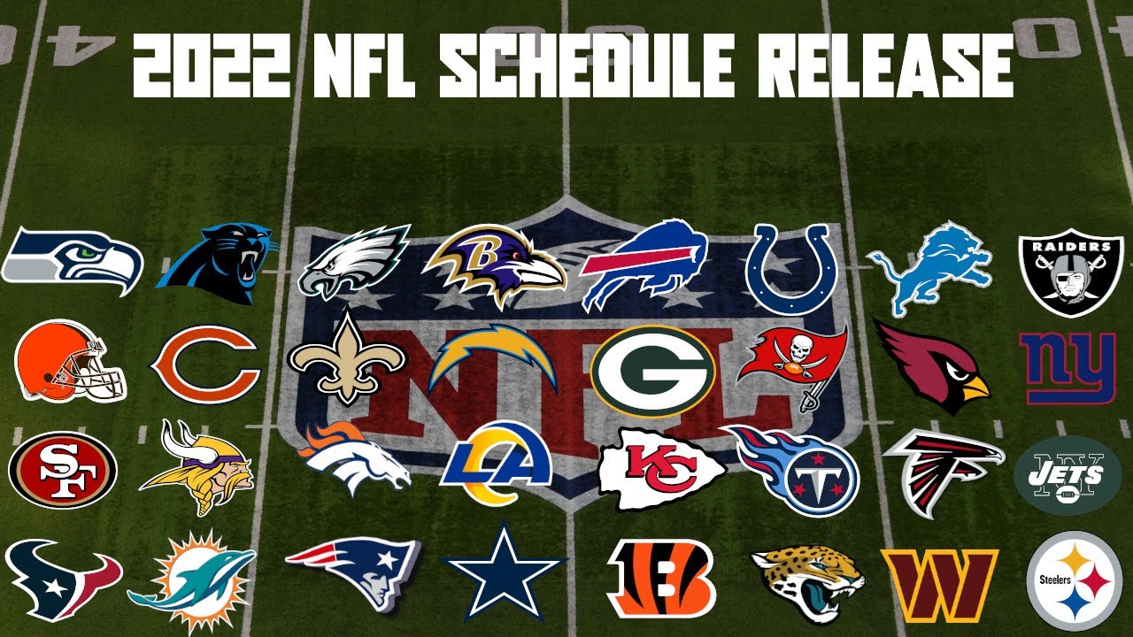 2022 NFL Schedule Release Live Reaction & Breakdown YouTube