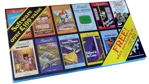 Amstrad CPC 464 Amsoft 1984/1985 12 Pack Bundle Review