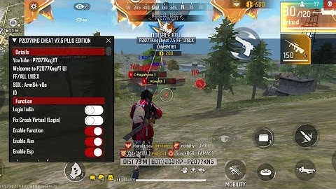 P2077KNG CHEAT V7.5 MOD MENU OB50 ANTIBAN FULL UPDATE 100% SAFE FF MOD CS | BR RANK WORKING ✅