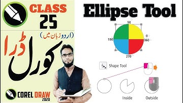 CLASS 25 II ELLIPSE TOOL IN CORELDRAW