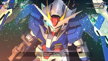 SD Gundam G Generation Cross Rays - 00 Raiser Final Battle Type - Special Evasion~Battle Animations~