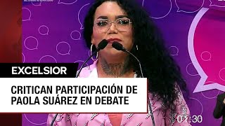 Participación de Paola Suárez en debate a diputación levanta polémica