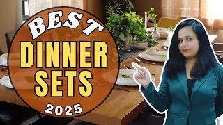 BEST Dinner Sets For HOME in INDIA 2025🔥TOP 3 Dinner Sets for HOME 2025🔥