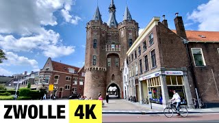 ZWOLLE, NETHERLANDS 🇳🇱 [4K] City Centre Walking Tour