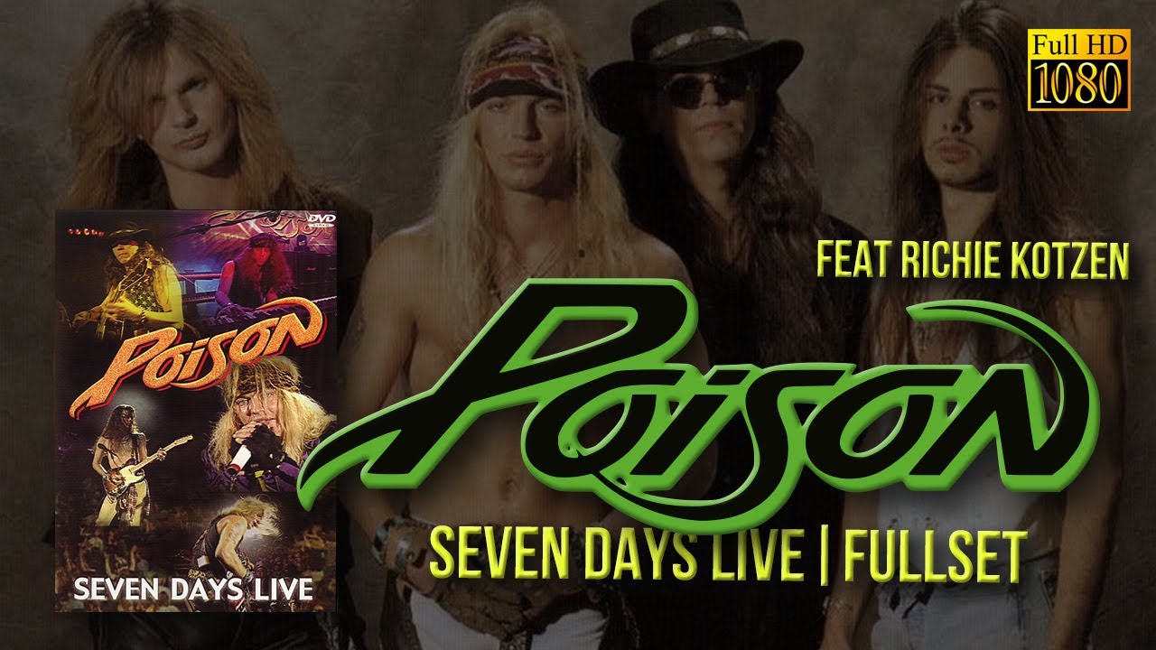 Poison. Poison nothin' but a good time. Poison live. Poison 1996 poison's greatest hits. Magic poison 7days.