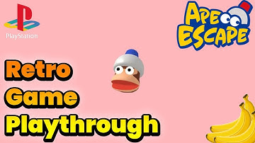 Retro Game Playthrough | Ape Escape (1999) Part 1 Longplay with commentary
