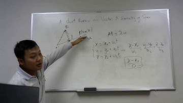 Calculus 3. A short review on Vectors and geometry of space