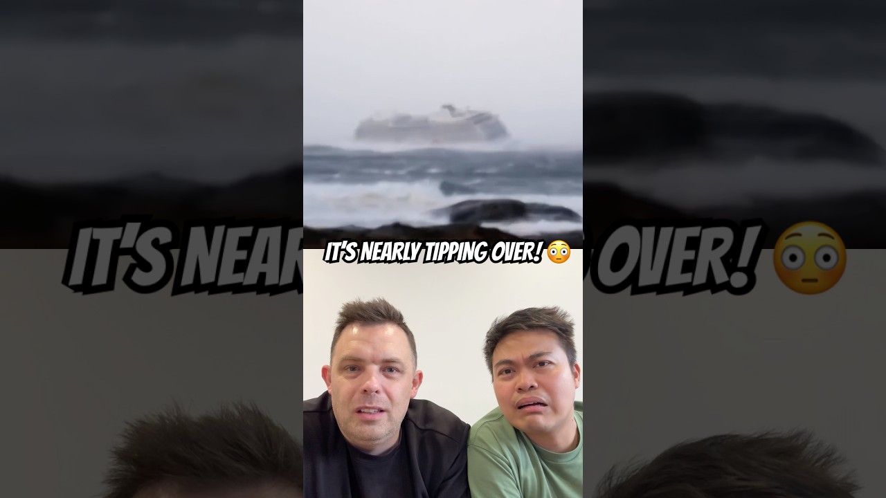 VIKING SKY AFFECTED BY REALLY BAD STORM - OUR REACTION 😮⛈️🌊