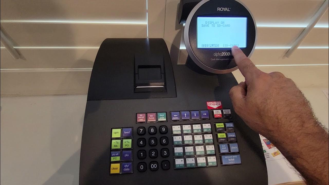 Royal Alpha 2000ML X and Z Reports YouTube