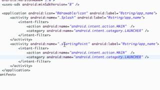 Android Application Development Tutorial - 13 - Introduction to the Android Manifest screenshot 5