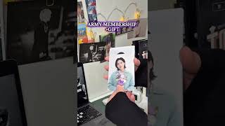 Army Membership Card U0026 Gift army kpop unboxing bts btsarmy