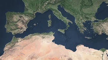The Zanclean Megaflood of the Mediterranean through Sicily - computer animation