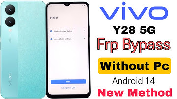 Vivo Y28 5G Frp Bypass | Without PC | Google Account Lock Unlock | New Security Updates 2025