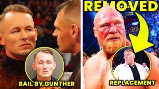 GUNTHER BAILED LUDWIG KAISER...WWE REMOVES BROCK LESNAR...AJ LEE IS DONE...FORMER CHAMP ARRESTED...