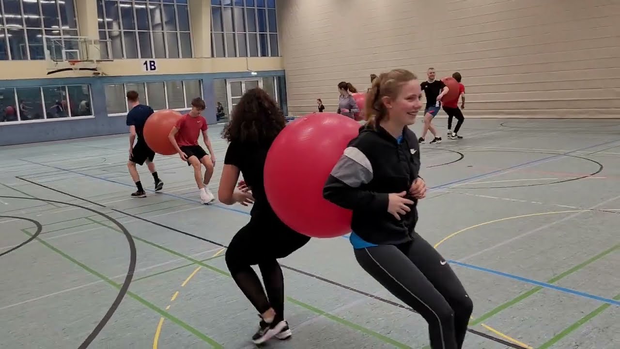 Lauf-  und Kräftigungsübungen mit Partner und Gymnastikball - Teil I