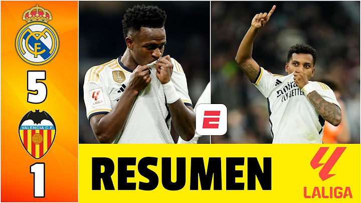 CATEGÓRICA GOLEADA. Real Madrid vence 5-1 al Valencia con DOBLETES de VINICIUS y RODRYGO | La Liga
