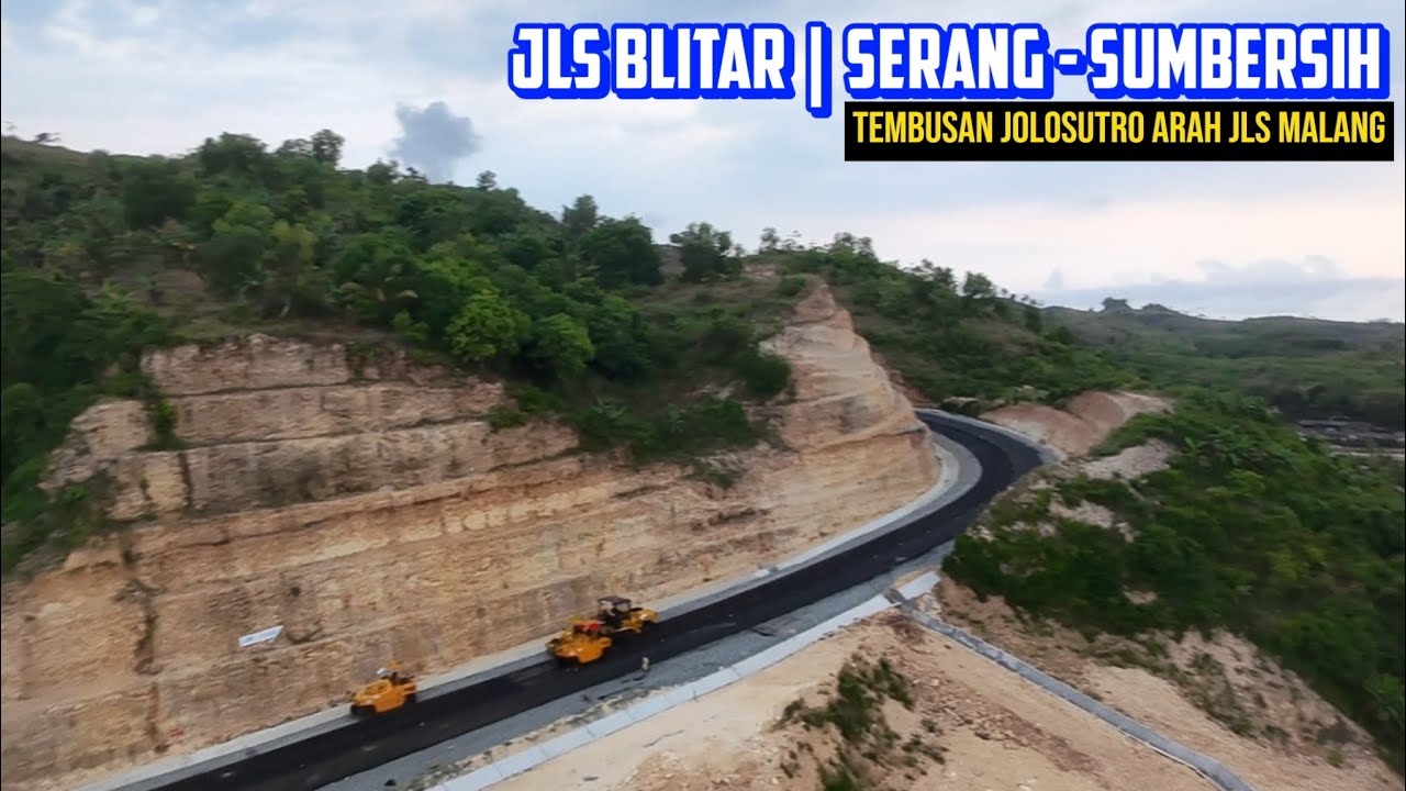 JLS Blitar Serang Terbaru Arah Pehpulo Sumbersih mulai di ASPAL tembusan Jolosutro ke JLS MALANG