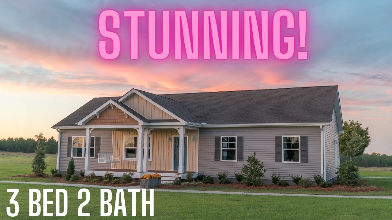 Absolutely STUNNING Modular Home! 3 Bed 2 Bath Ritz Craft Home Tour