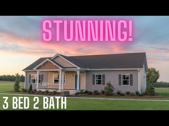 Absolutely STUNNING Modular Home! 3 Bed 2 Bath Ritz Craft Home Tour