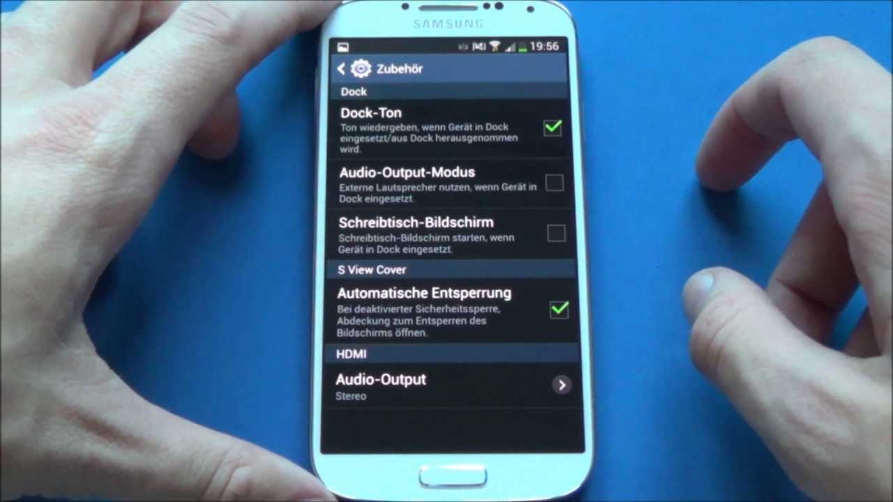 Samsung Galaxy S4 - Einstellungen/settings - YouTube