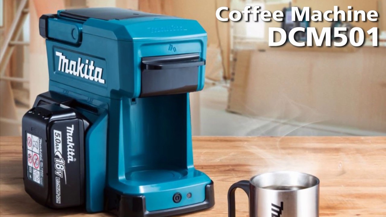 Machine à café MAKITA DCM501Z 18V ou 12V Li-Ion (Machine Nue)