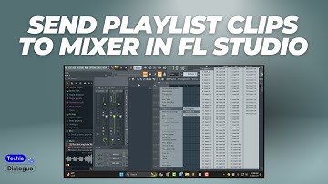 How to Send Playlist Clips to Mixer in FL Studio
