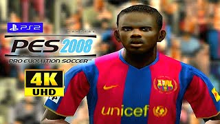 PES 2008 PS2 4k