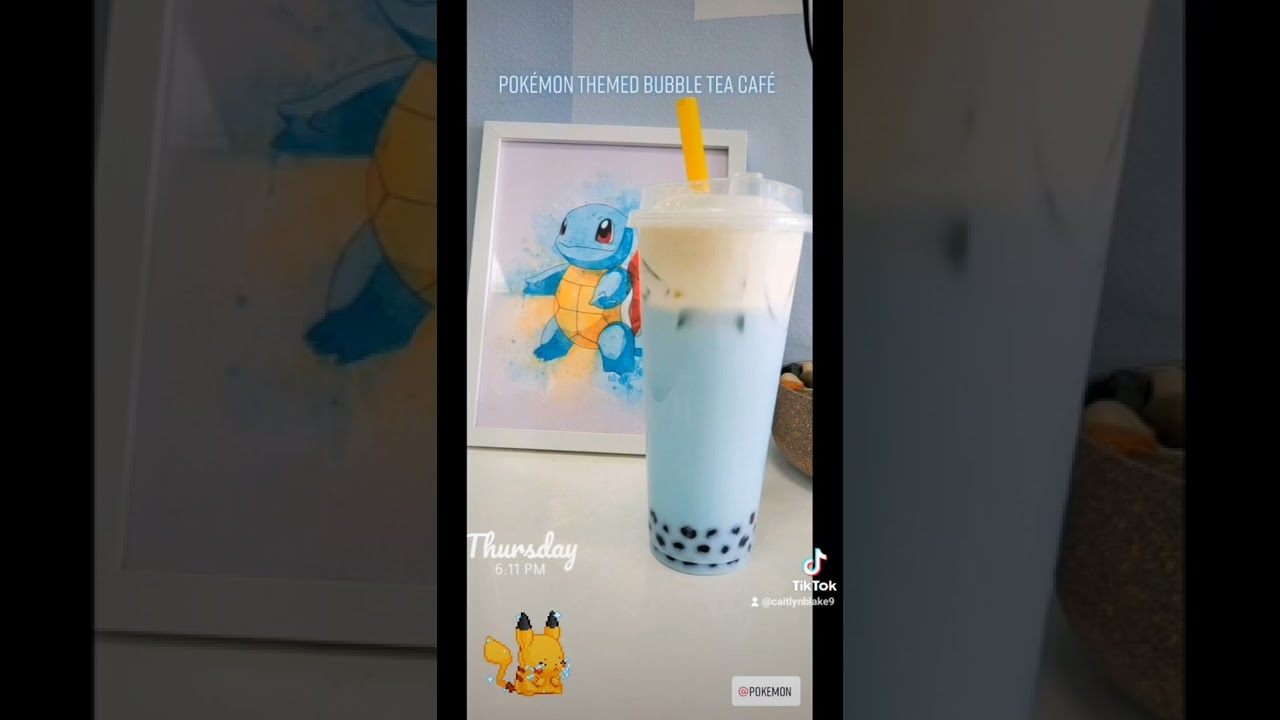 BOBAMON ! A Pokémon Themed Bubble Tea Café in Pembroke Pines , FL - YouTube
