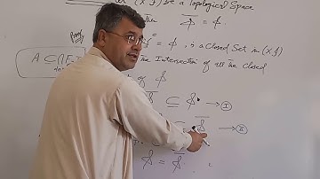 Prove the closure of empty set is equal to the empty set in a Topological space X