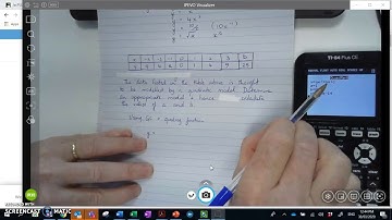 Finding regression equations on TI-84 Plus CE