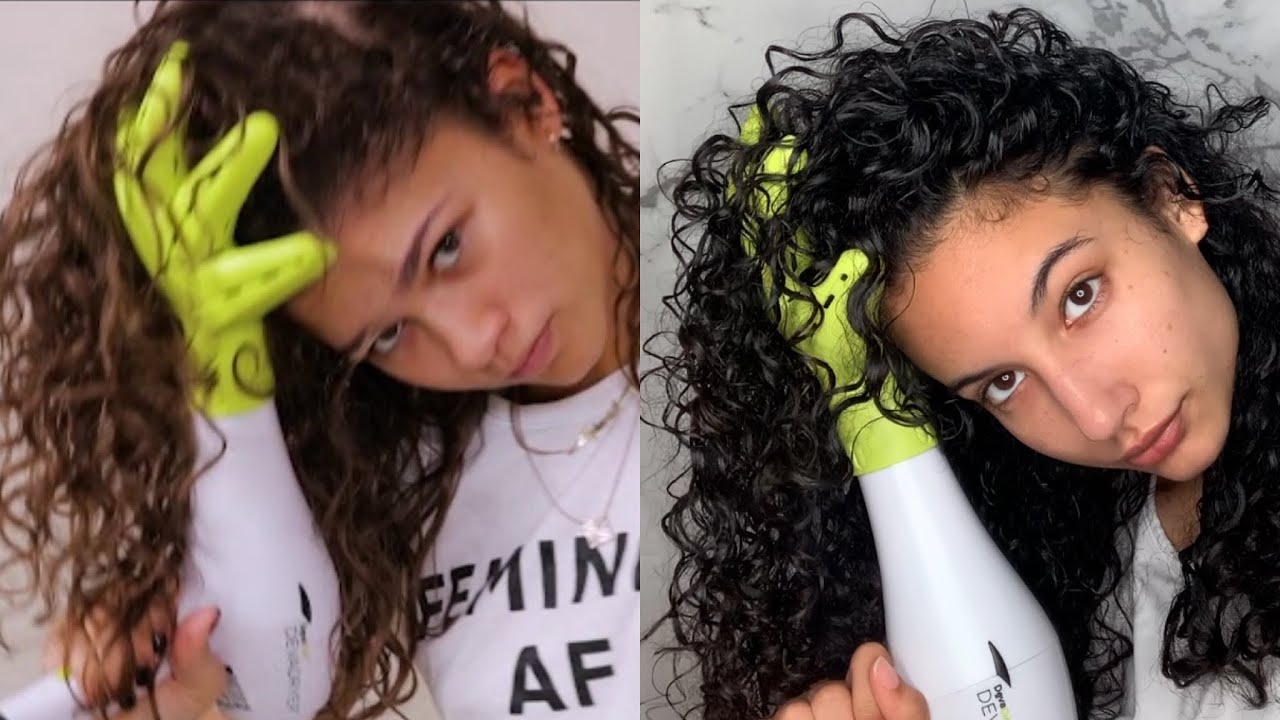 I TRIED ZENDAYA’S CURLY HAIR ROUTINE - YouTube