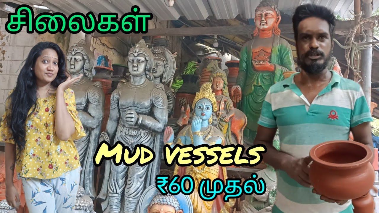 Mud vessels store Chennai Mud pots review Tamil wholesale clay pots