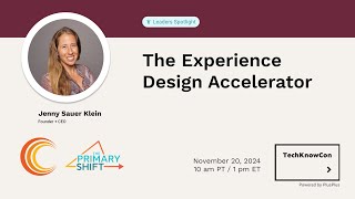 The Experience Design Accelerator