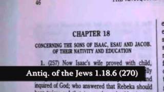 Who Is Esau Pt.12, His Looks According To Josephus