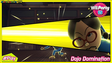 Wii Party U Dojo Domination gameplay ( Standard Mode, Eng Sub ) Player Keiko | AlexgamingTV