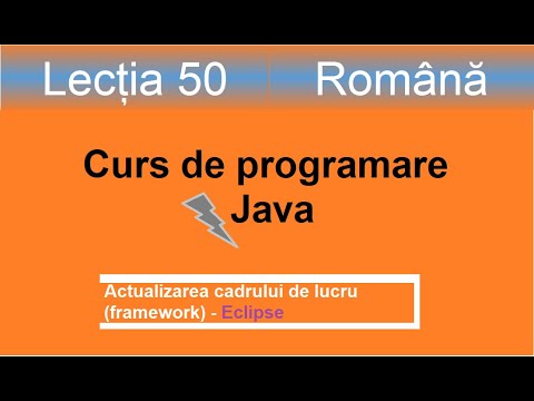 Actualizare Eclipse | Update Eclipse | Curs de programare Java - Lectia 50