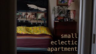 tiny eclectic apartment tour