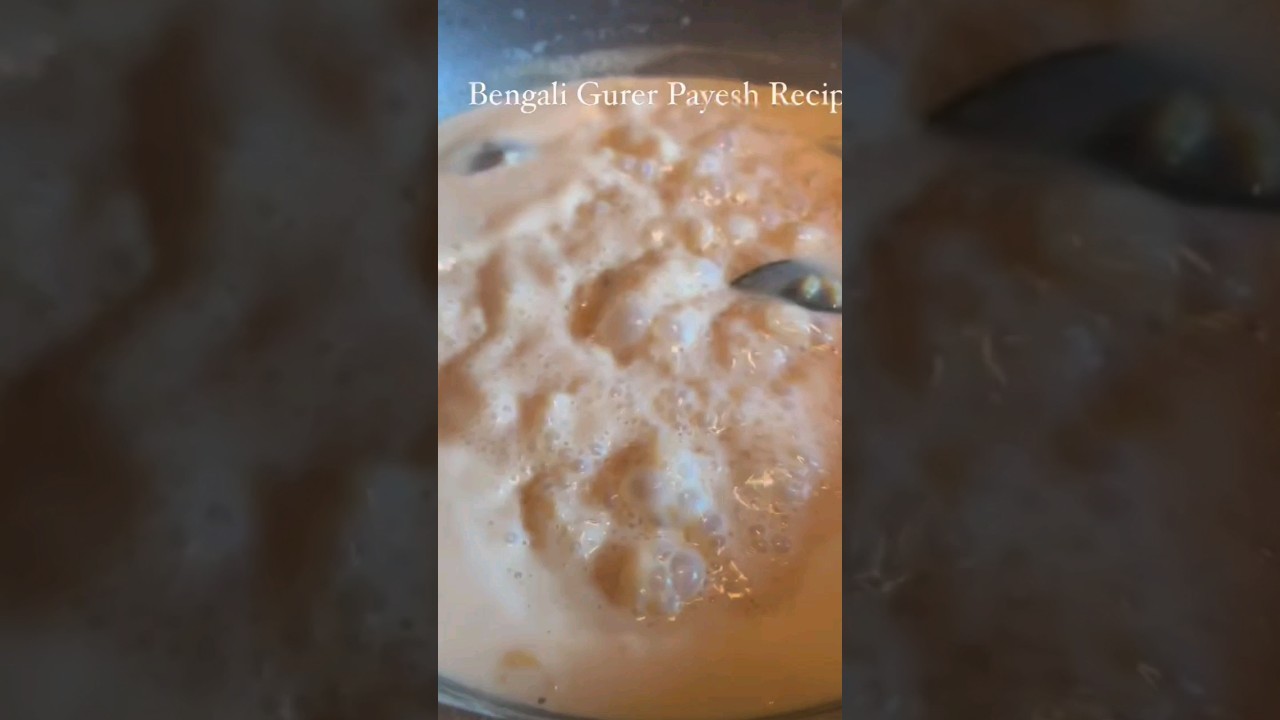 Bangali gurer payesh recipe 🤤🍲🤎🍲