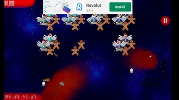Game Over: Chicken Invaders 5 - Cluck of the Dark Side Christmas Edition (Android)