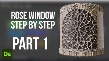 Substance Designer Step-by-Step tutorial | Part 1 | Rose Window | Fully procedural creation series