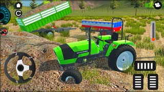 Dutz farm Tractor trolley🚜 Real Indian Tractor Simulator 2 🚜 |Tractor Driving Simulator Gameplay#176 screenshot 3