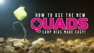 CARP RIGS MADE EASY! How to use the NEW Quads + Pop-Up Rig Tutorial! Mainline Baits Carp Fishing TV!